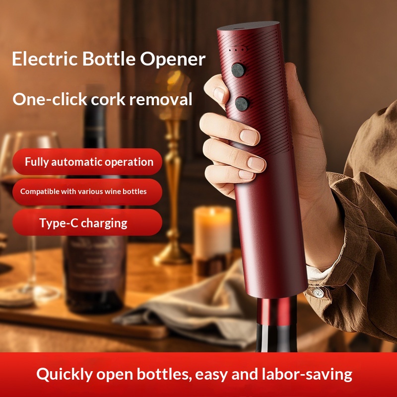 Kitchen Gadgets Gifts - Apribottiglie Elettrico Ricaricabile, Cavatappi Automatico con