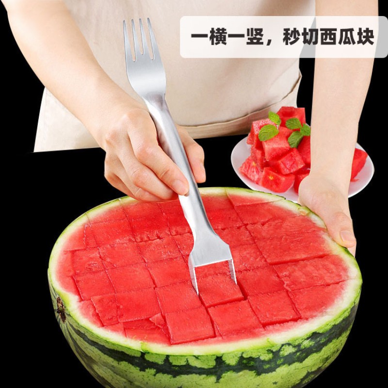 Watermelon Slicer Cutter - Taglierina per anguria in acciaio inossidabile,