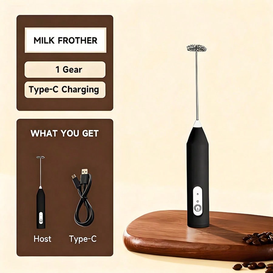 Kitchen Handy Gadgets - Frullatore elettrico portatile, sbattitore per uova,