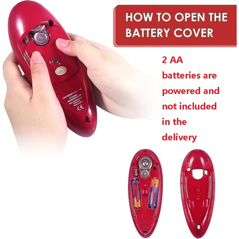 Electric Can Opener - Apriscatole elettrico: apriscatole automatico a batteria
