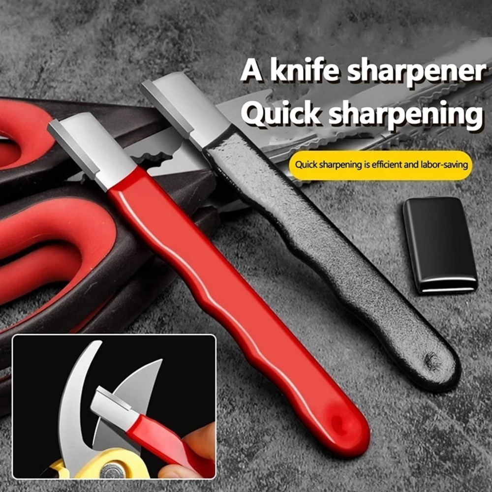 Kitchen Handy Gadgets - Affilacoltelli Professionale in Metallo, Affilacoltelli per