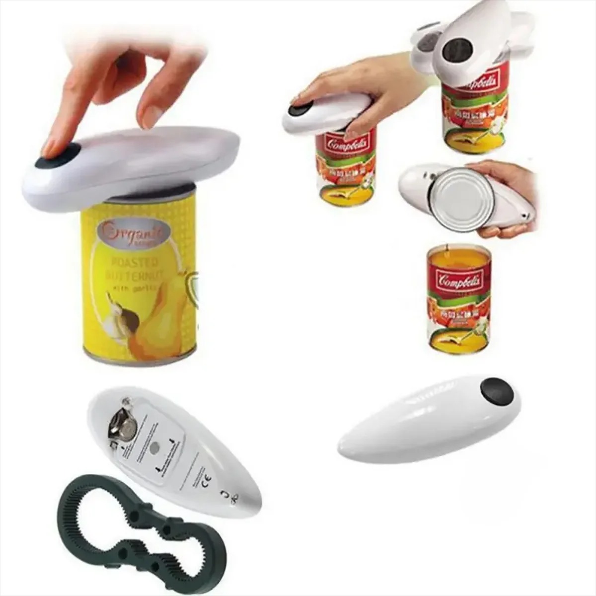 Electric Can Opener - Apribarattoli Elettrico Automatico ad Alta Potenza,