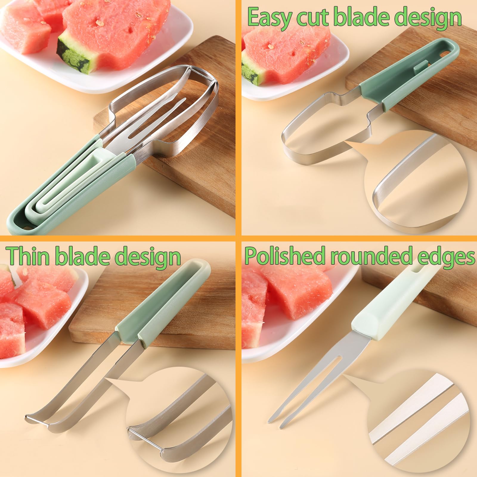 Set 3 in 1 Forchetta Taglia-Ar - Watermelon Slicer Cutter recensione e prezzo