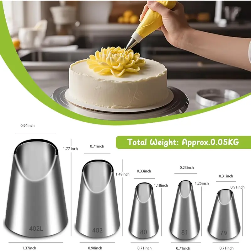 Set di 5 ugelli per decorazion - Kitchen Handy Gadgets recensione e prezzo
