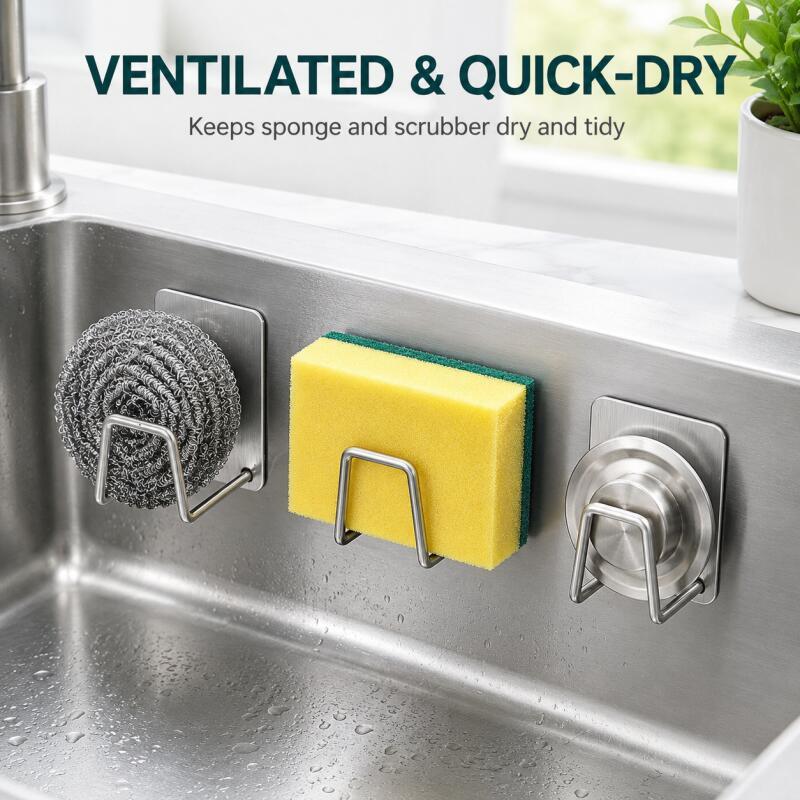 Porta Spugne Autoadesivo in Ac - Kitchen Gadgets Gifts recensione e prezzo