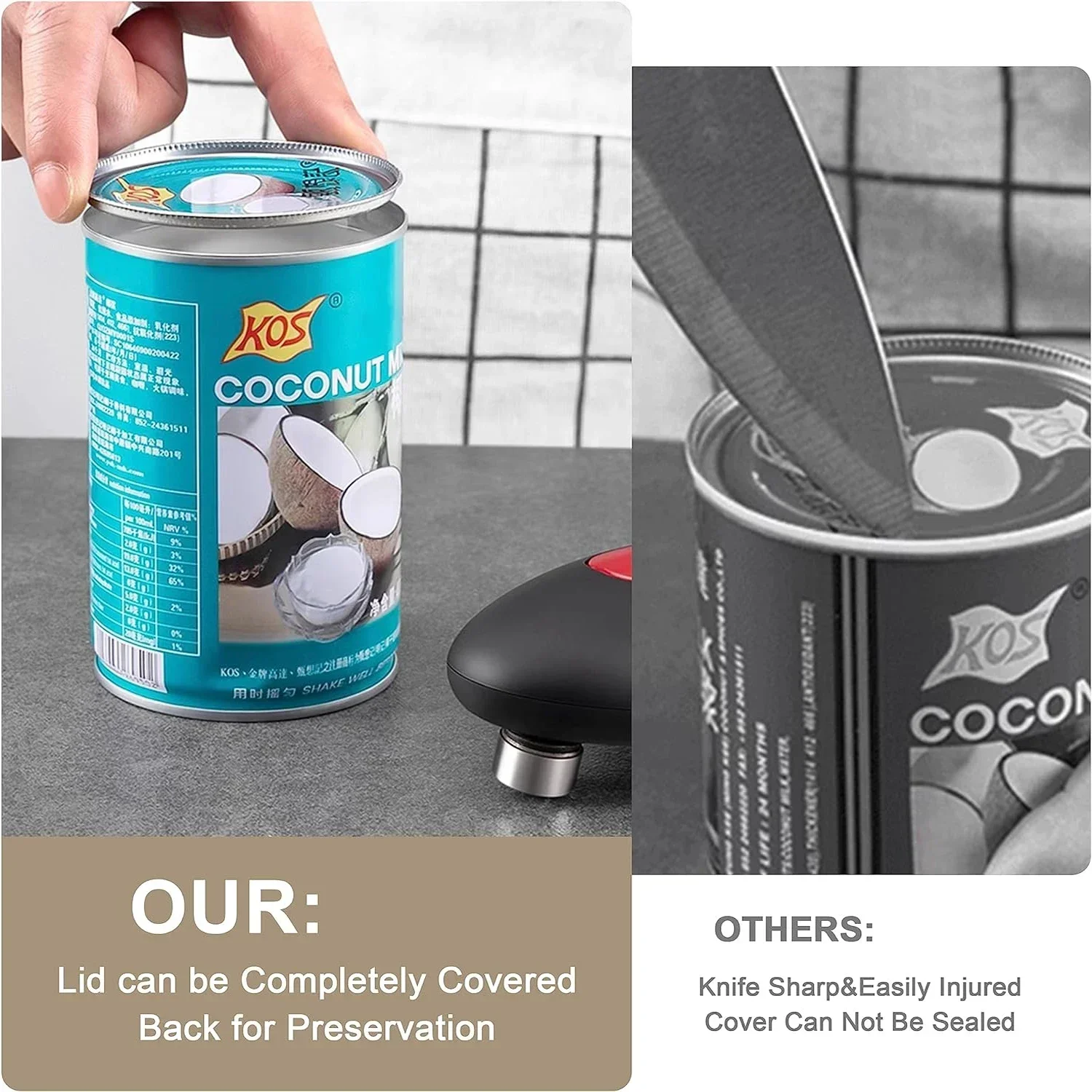 Apriscatole elettrico One Touc - Electric Can Opener recensione e prezzo