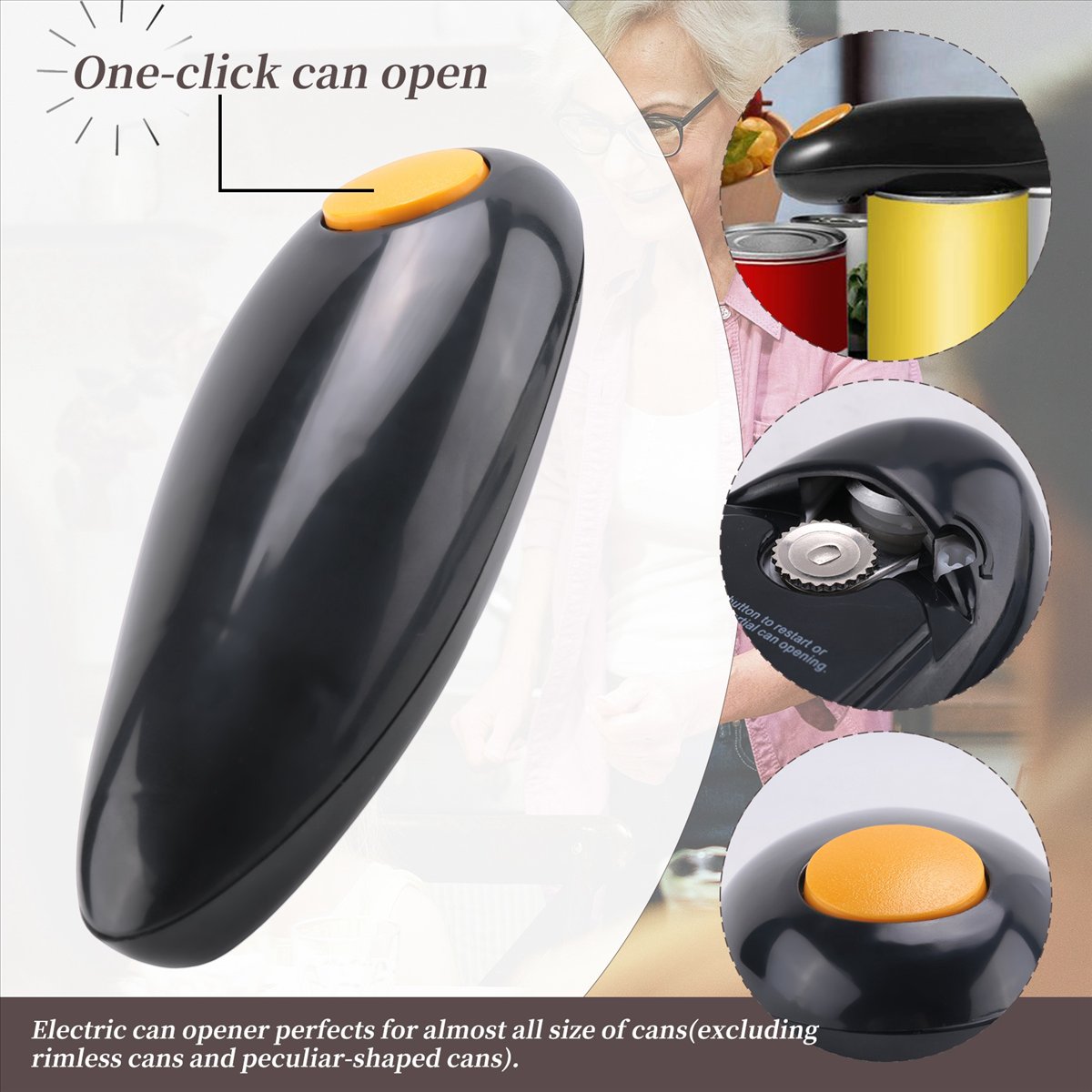 Nuovo Apriscatole Elettrico A1 - Electric Can Opener recensione e prezzo